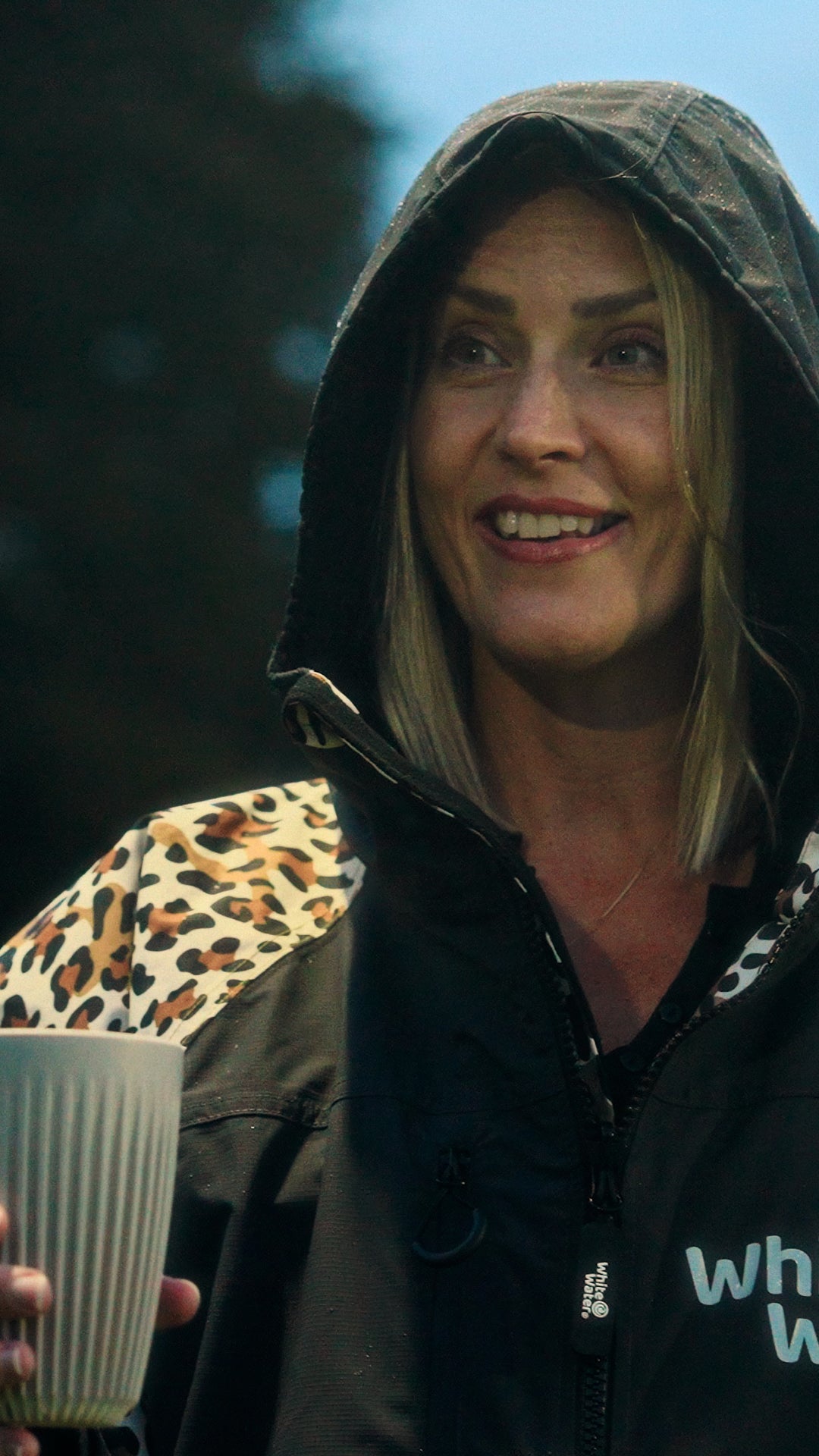 Adults Hard Shell Robe - Leopard Print