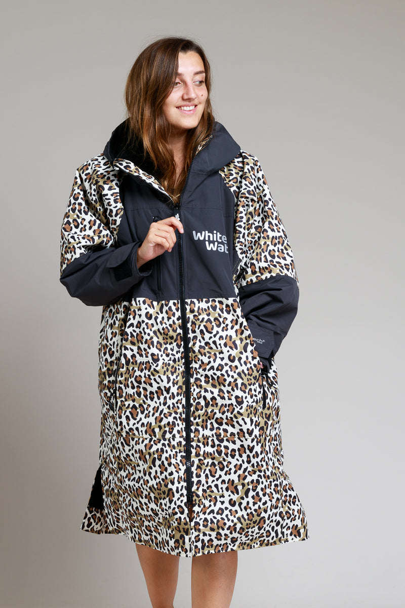 Adults Hard Shell Robe - Leopard Print