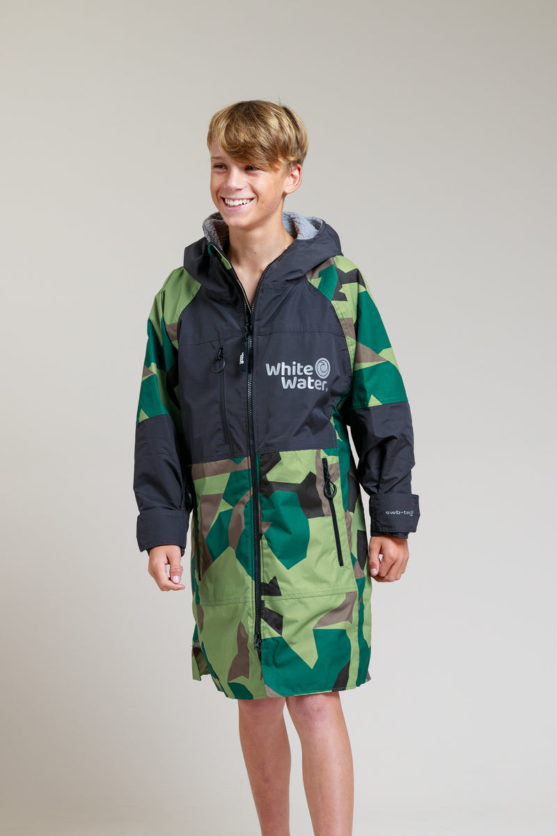 Hartschalen-Bademantel für Kinder – Camo