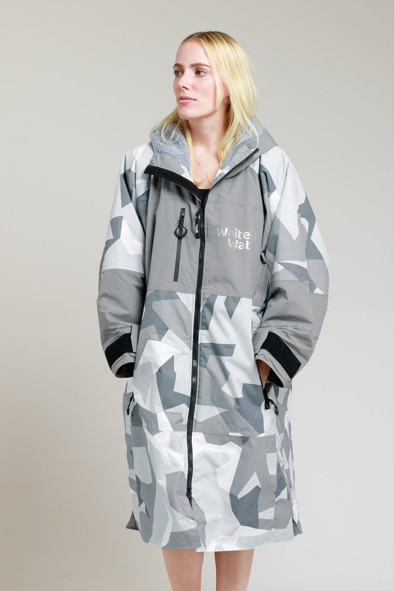 Adults Hard Shell Robe - Arctic Camo