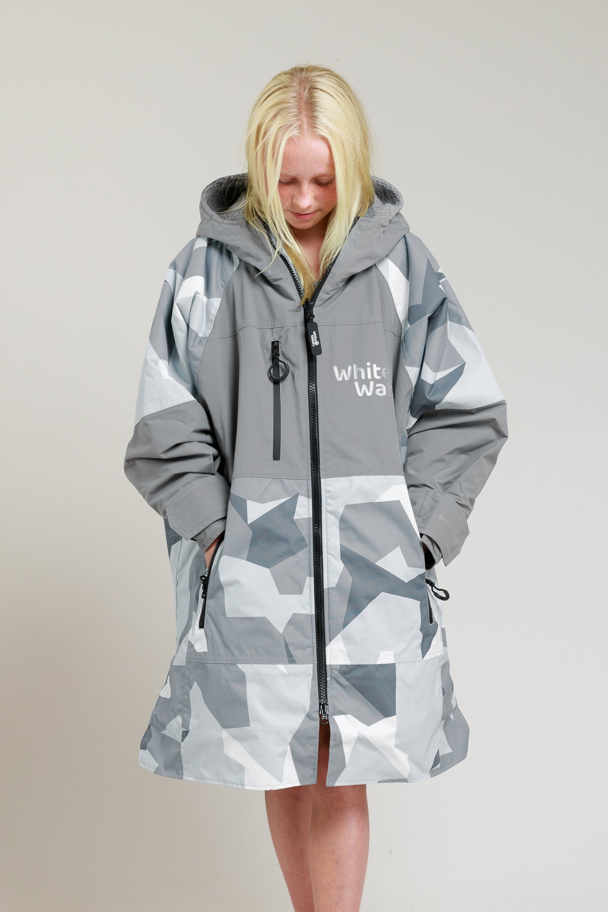 Hartschalen-Bademantel für Kinder – Arctic Camo