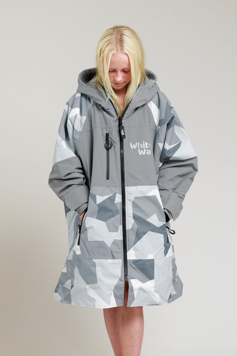 Hartschalen-Bademantel für Kinder – Arctic Camo