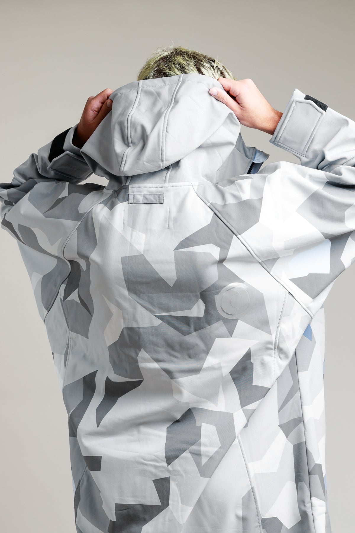 Adults Soft Shell Robe - Arctic Camo