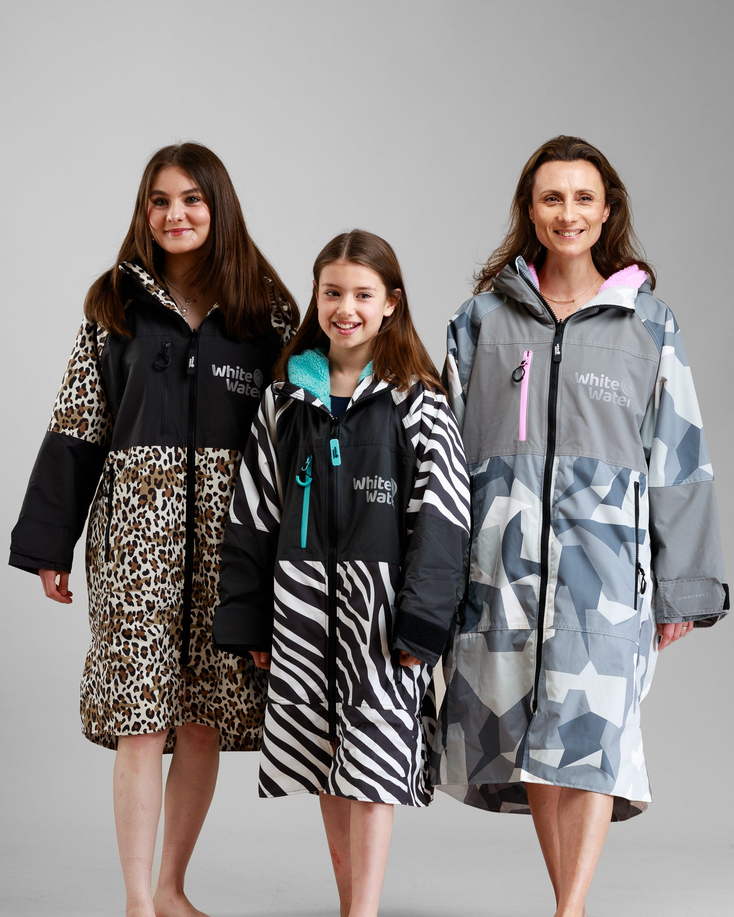 Adults Hard Shell Robe - Zebra Print- Limited Edition