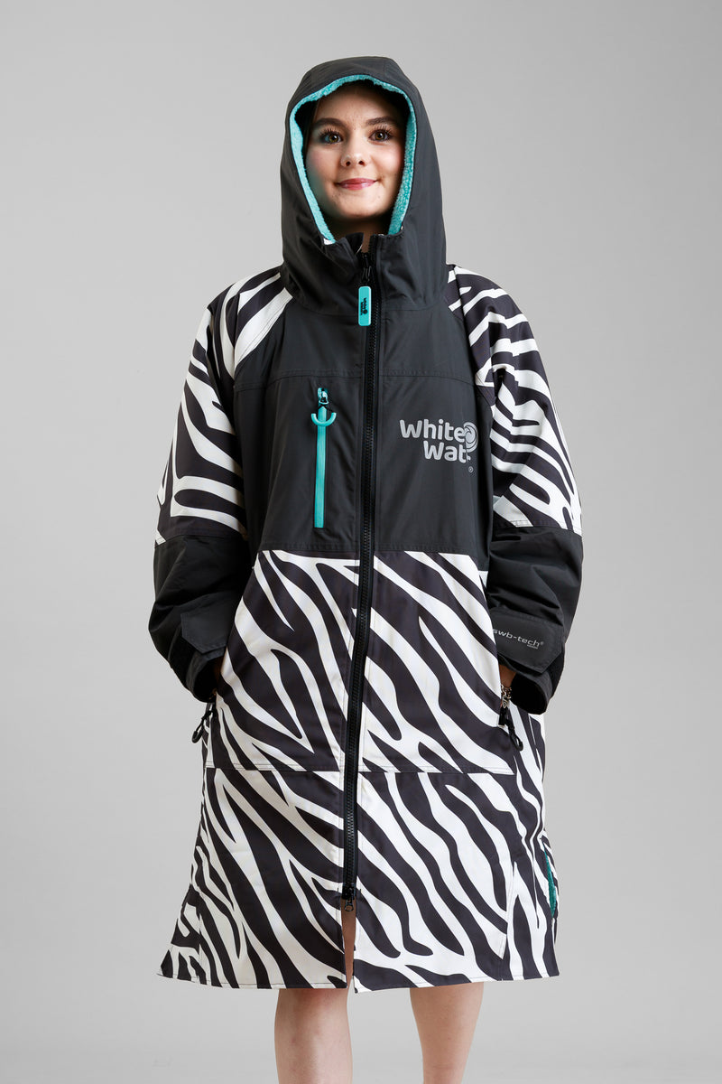 Juniors Hard Shell Robe - Zebra Print- Limited Edition
