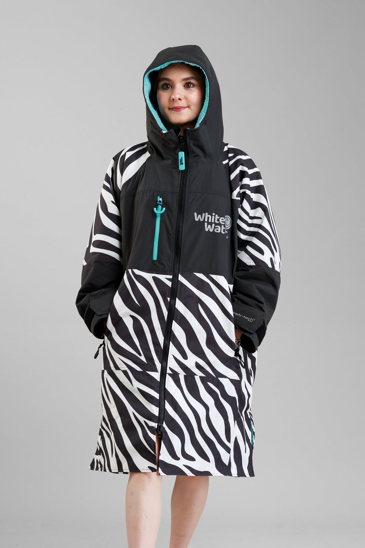 Juniors Hard Shell Robe - Zebra Print- Limited Edition