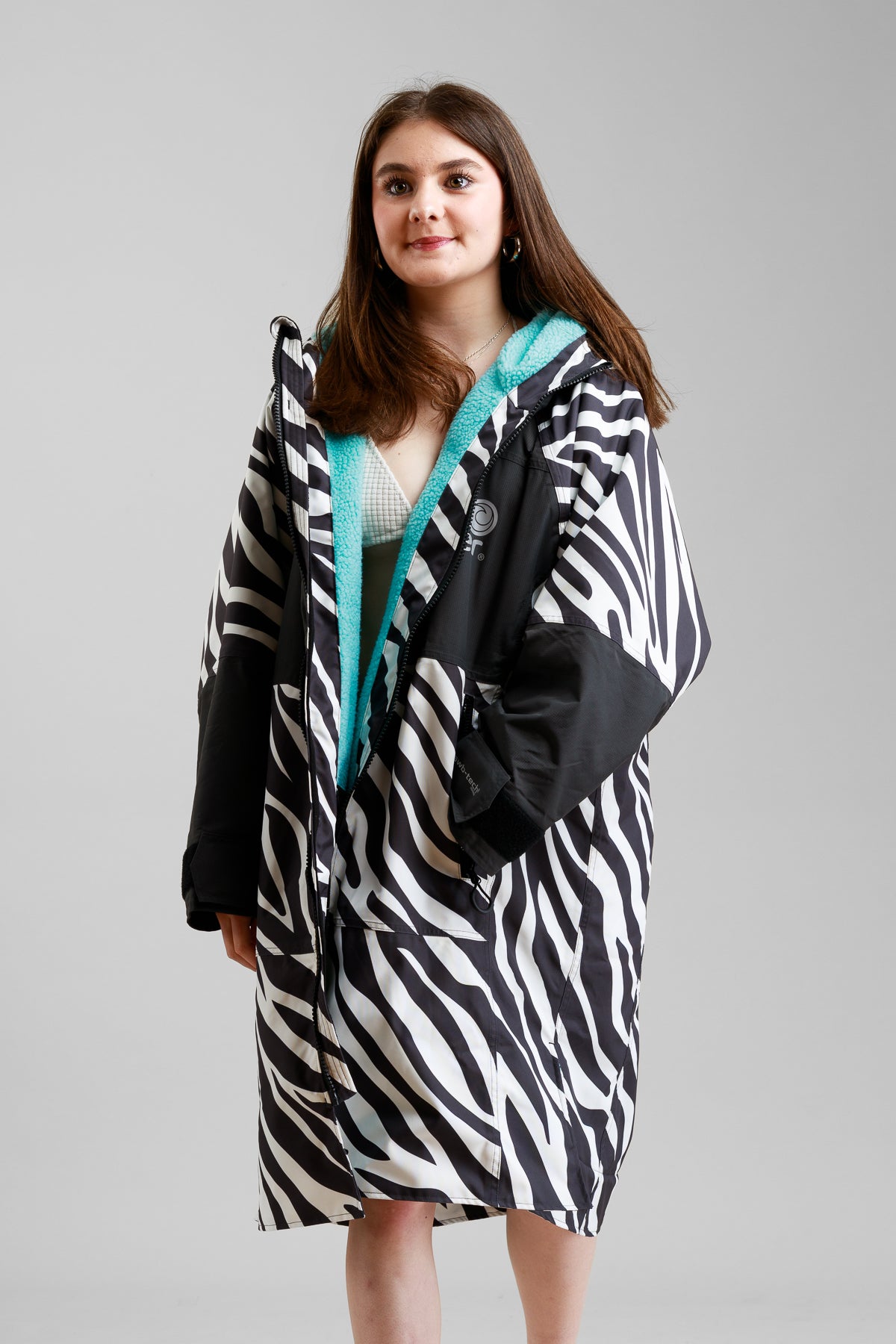 Juniors Hard Shell Robe - Zebra Print- Limited Edition