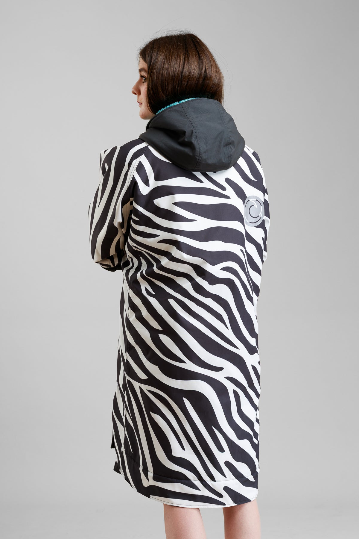 Juniors Hard Shell Robe - Zebra Print- Limited Edition