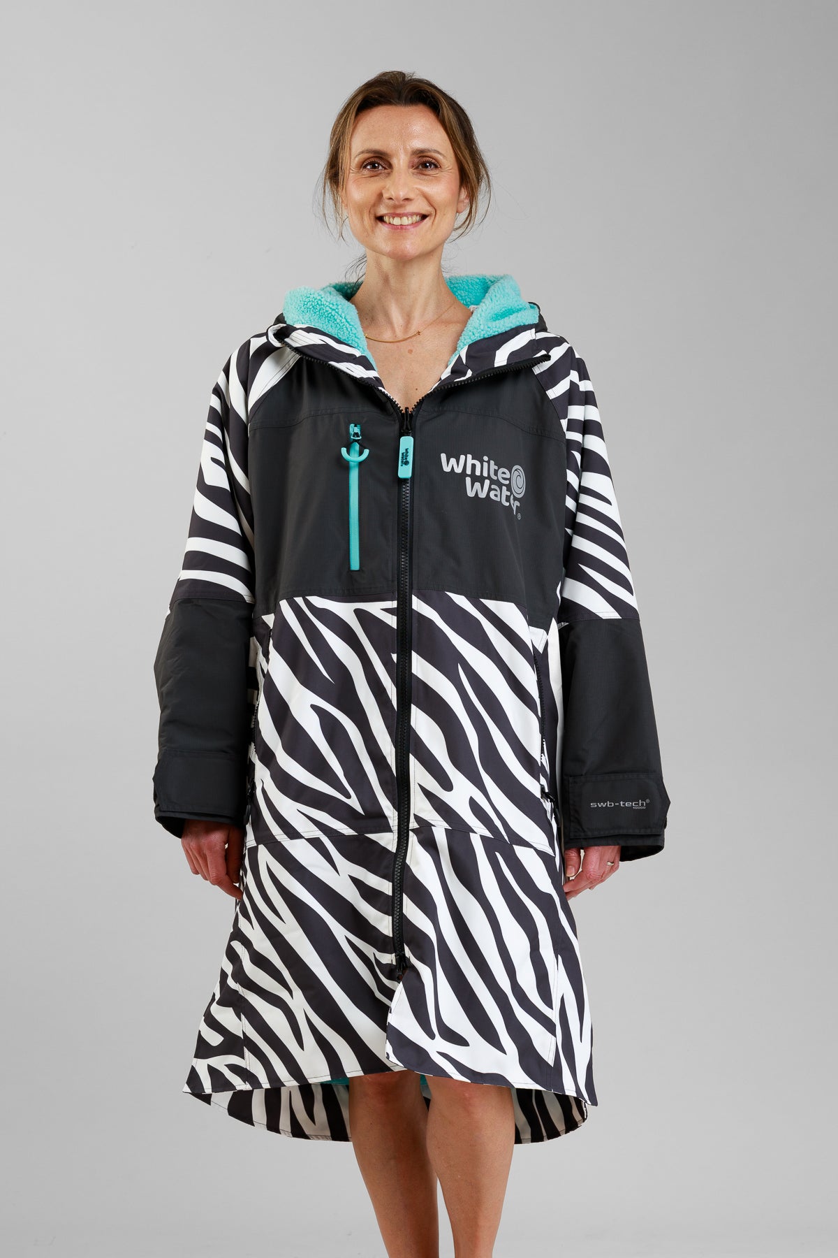 Adults Hard Shell Robe - Zebra Print- Limited Edition