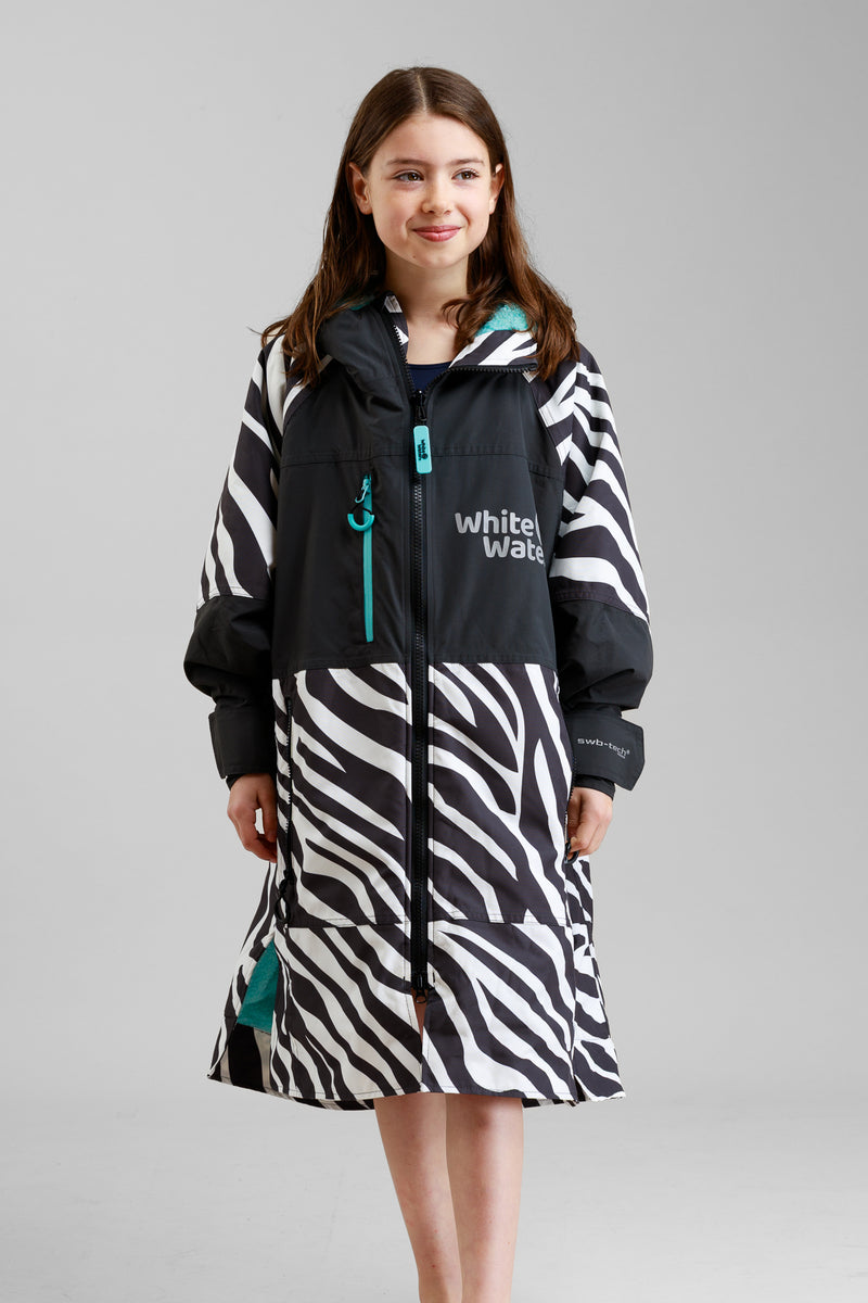 Kids Hard Shell Robe - Zebra Print- Limited Edition