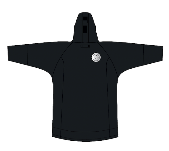 Adults Hard Shell Robe - Black/Olive Green- Limited Edition